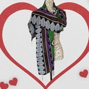 BRAZEN BOHO PRINT OVERSIZED SCARF